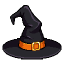 Witch Hat, a pixel-art hat for your pet in WatchieBesti
