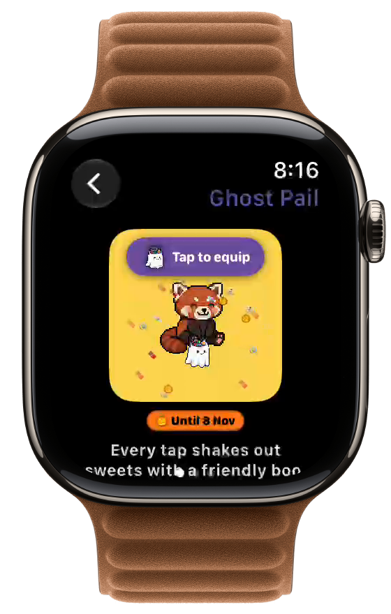 Apple Watch의 WatchieBesti에 나타난 유령 바구니