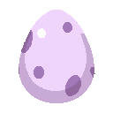 Huevo de píxel art — primera forma del amigo