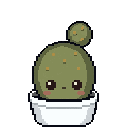 Pixel art Tiny Cactus Cactus in Green