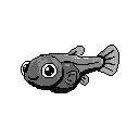 Pixel art Fry Guppy in Panda