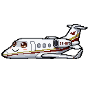 Pixel art Young Plane in Red