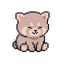 Pixel art Kit Red Panda in Classic