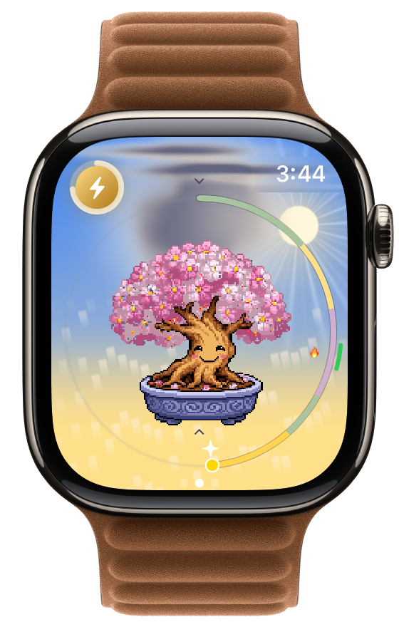 Apple Watch 上 WatchieBesti 裡的天光