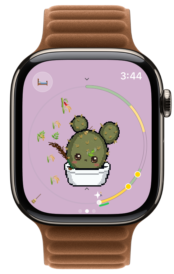 Apple Watch 上 WatchieBesti 裡的竹掃帚