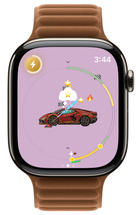 Apple Watch 上 WatchieBesti 裡的機械魔杖